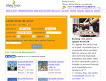Tablet Screenshot of bileteavion.ro